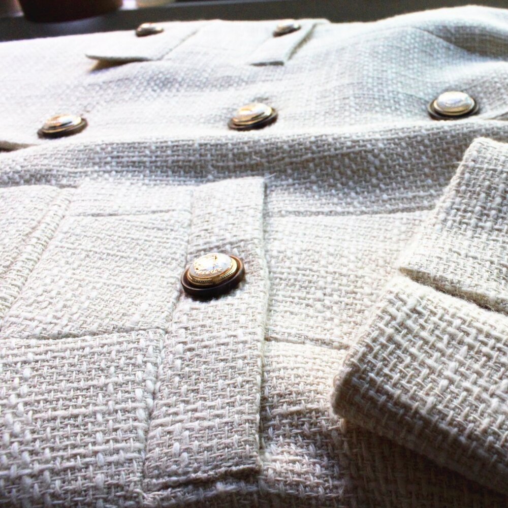 Veronica Beard Single-breasted Blazer, Terre Cotton Dickey Jacket, Size 6, NEW - Picture 5 of 10